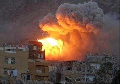 حمله هوایی ائتلاف آمریکایی-انگلیسی به یمن - تسنیم