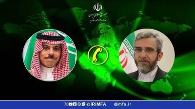 تماس تلفنی باقری با وزیر خارجه سعودی