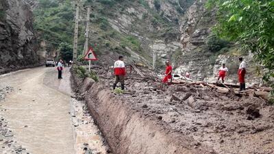 تصاویری از وضعیت نامناسب و  بحرانی جاده چالوس