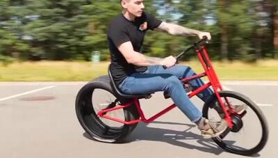 از ایده تا اجرا: ساخت دوچرخه با لاستیک پهن در خانه (فیلم)