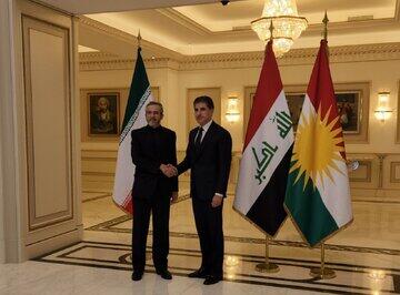 باقری‌کنی با رئیس اقلیم کردستان عراق دیدار کرد - عصر خبر