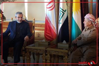باقری کنی با رئیس حزب دموکرات کردستان دیدار کرد