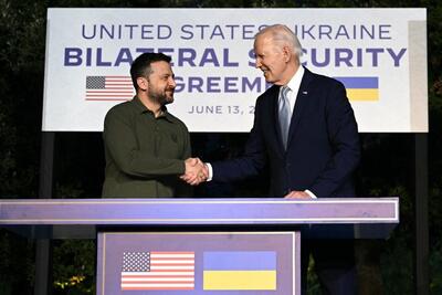 امضای توافق امنیتی 10 ساله میان آمریکا و اوکراین