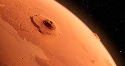 کشف 150 هزار تن آب در آتشفشان غول پیکر مریخ