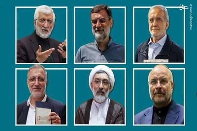 اینفوگرافیک/ برنامه تبلیغاتی نامزدهای انتخابات ۲۵ خرداد