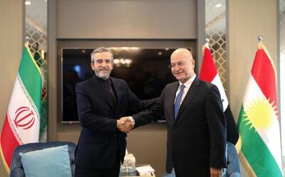 دیدار «باقری» با رییس جمهور سابق عراق