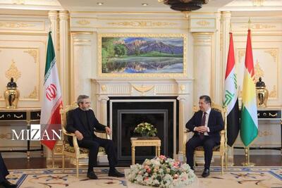 دیدار باقری با نخست وزیر اقلیم عراق