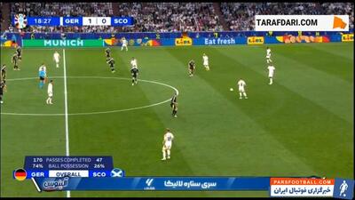 گل جمال موسیالا به اسکاتلند (آلمان 2-0 اسکاتلند) - پارس فوتبال | خبرگزاری فوتبال ایران | ParsFootball