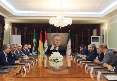 دیدار باقری با رئیس اتحادیه میهنی کردستان عراق - تسنیم