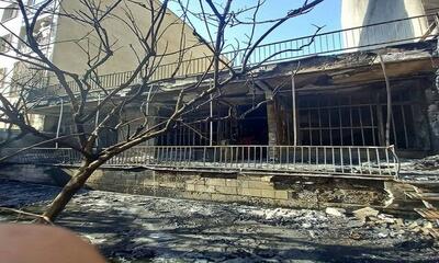 آتش‌سوزی انبار لوازم ساختمانی در مجیدیه