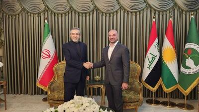 جزئیات دیدار باقری و رئیس اتحادیه میهنی کردستان عراق