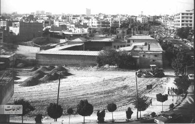 تهران قدیم| عملیات ساخت بزرگراه مدرس در ۵۴ سال پیش/ عکس