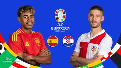 پخش زنده بازی اسپانیا - کرواسی/ تماشای آنلاین مسابقات یورو ۲۰۲۴ در خبرورزشی