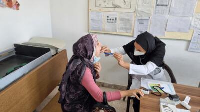 ارائه خدمات درمانی رایگان به بیماران محروم روستایی در فریمان