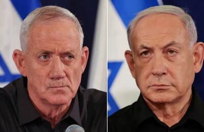 نتانیاهو و گانتس به جان هم افتادند