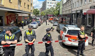حمله با تبر پیش از مسابقه یورو؛ پلیس به مهاجم شلیک کرد