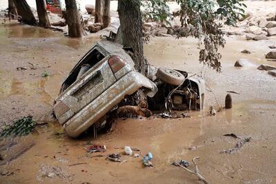 علت وقوع سیل جاده چالوس مشخص شد/70 درصد سیلاب آب نبود!+عکس و فیلم
