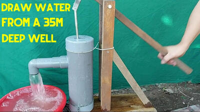 (ویدئو) نحوه درست کردن پمپ آب با لوله پلیکا