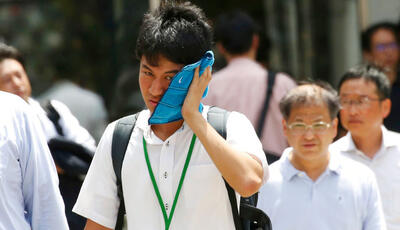 هشدار موج گرمای زودرس در ژاپن