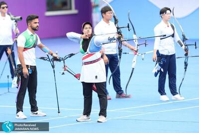 سهمیه المپیک پاریس در جیب دختر کماندار ایران