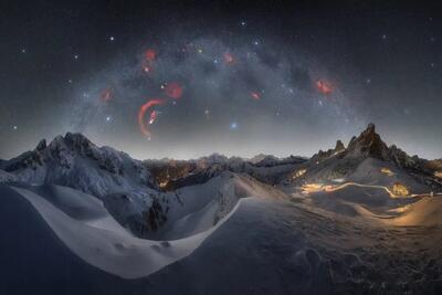 گزارش تصویری| برندگان مسابقه عکاسی کهکشان راه شیری امسال