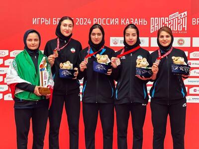 کسب مدال برنز مسابقات بریکس توسط تیم‌های ملی مردان و زنان پینگ‌پنگ ایران