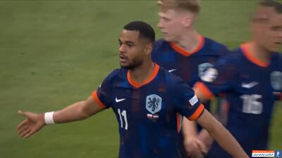 گل اول هلند به لهستان توسط کودی خاکپو - پارس فوتبال | خبرگزاری فوتبال ایران | ParsFootball