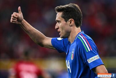 فدریکو کیه زا، بهترین بازیکن تقابل ایتالیا و آلبانی + عکس - پارس فوتبال | خبرگزاری فوتبال ایران | ParsFootball