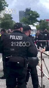 شلیک پلیس آلمان به مرد چاقو به دست / در زمان افتتاحیه جام ملت های اروپا دست به قتل زده بود + فیلم
