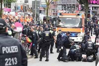 دومین حادثه امنیتی یورو / شلیک پلیس آلمان به فرد مسلح میان هواداران +فیلم