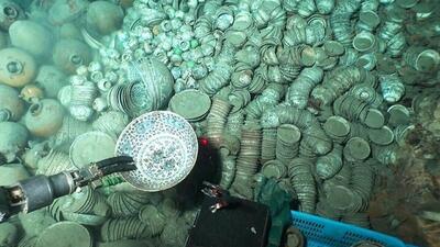 کشف عظیم یک گنج باستانی/ این سکه‌ها از دریا سر درآوردند + عکس