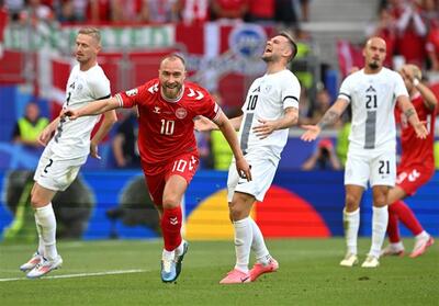 برتری دانمارک مقابل اسلوونی در نیمه اول - تسنیم