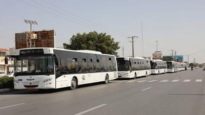 خدمات رسانی ناوگان اتوبوسرانی بندرعباس به مردم در روز عرفه و عید قربان