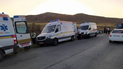 تصادف مرگبار در آذربایجان شرقی با 3 کشته در آتش‌سوزی پژو