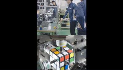 رکورد جهانی حل مکعب روبیک با روبات توسط شرکت میتسوبیشی (فیلم)