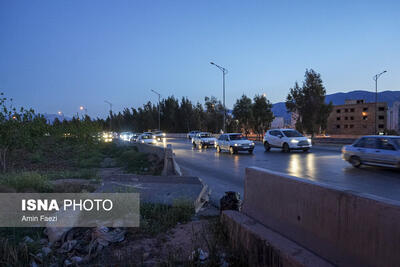 ترافیک پرحجم در چالوس، فیروزکوه و ۶ محور دیگر/ بارش باران در محورهای اصفهان