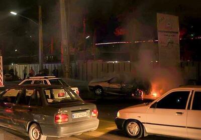 ببینید | انفجار اسپری خودروی پراید یک شهروند سبزوار را در آتش سوزاند!