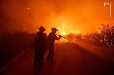 فیلم/ آتش سوزی مهیب در لس آنجلس
