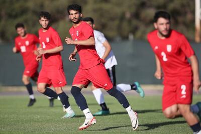پیروزی تیم فوتبال جوانان در دیدار دوستانه