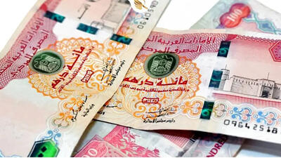 قیمت درهم امارات به تومان، امروز دوشنبه 28 خرداد 1403