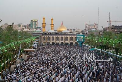 گزارش تصویری: اقامه نماز عید قربان در کربلای معلی | خبرگزاری بین المللی شفقنا