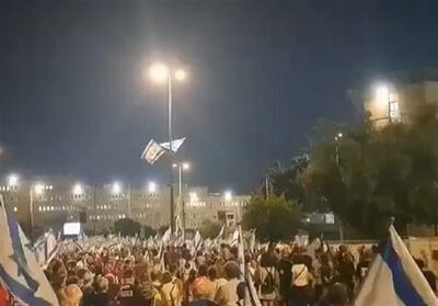 تشدید اعتراضات ضد ساختار حاکم بر اسرائیل/تجمع مقابل کنست - تسنیم