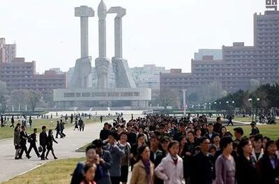 فضای پایتخت کره شمالی پیش از سفر پوتین+فیلم