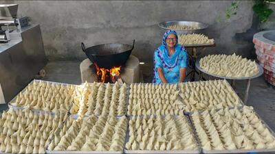 دستور پخت ۱۰۰۰ سمبوسه توسط مادربزرگ هندی !