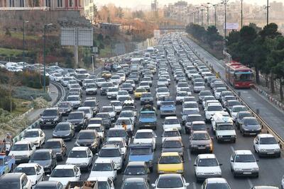 ترافیک تهران کم شد