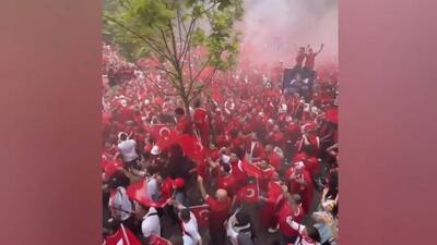 دورتموند در تسخیر هواداران ترکیه پیش از تقابل با گرجستان