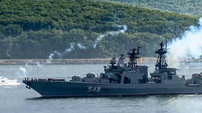 استقرار ناوگان روسیه در اقیانوس آرام با هدف برگزاری رزمایش دریایی