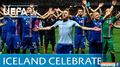 شادی معروف ایسلندی ها پس از برد انگلیس یورو 2016 - پارس فوتبال | خبرگزاری فوتبال ایران | ParsFootball