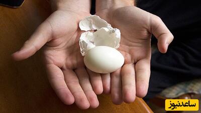(ویدیو) پوست تخم مرغ آبپز رو بدون دردسر جدا کن