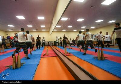 تمرینات تیمهای شرکت کننده در مسابقات جهانی ورزشهای زورخانه ای-اصفهان- عکس صفحه استان تسنیم | Tasnim